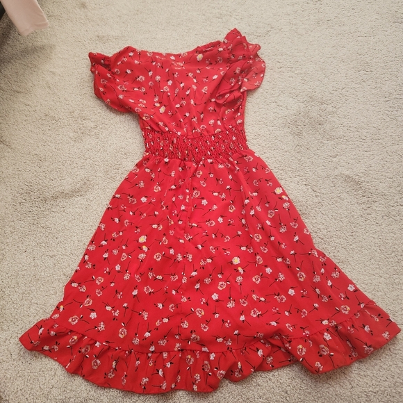 Floral design mini dress XS - Picture 2 of 3